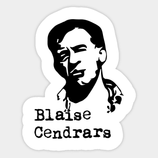 Blaise Cendrars Sticker